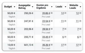 Photovoltaik Leads Werbekampagne